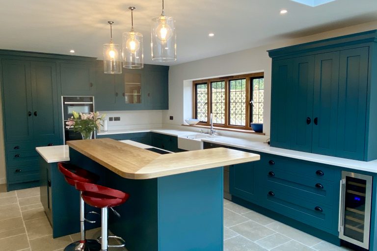 Inchrya Blue Shaker Kitchen